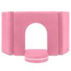 Jaxx Zipline Playscape Castle Gate - Playtime Furniture for Imaginative Kids, Pink