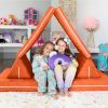 Jaxx Zipline Playscape - Imaginative Furniture Playset for Creative Kids, Mandarin