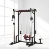 Power cage with LAT PullDown and Weight Storage Rack Optional Weight Bench, 1400 lb Capacity Power Rack for Home and Garage Gyms